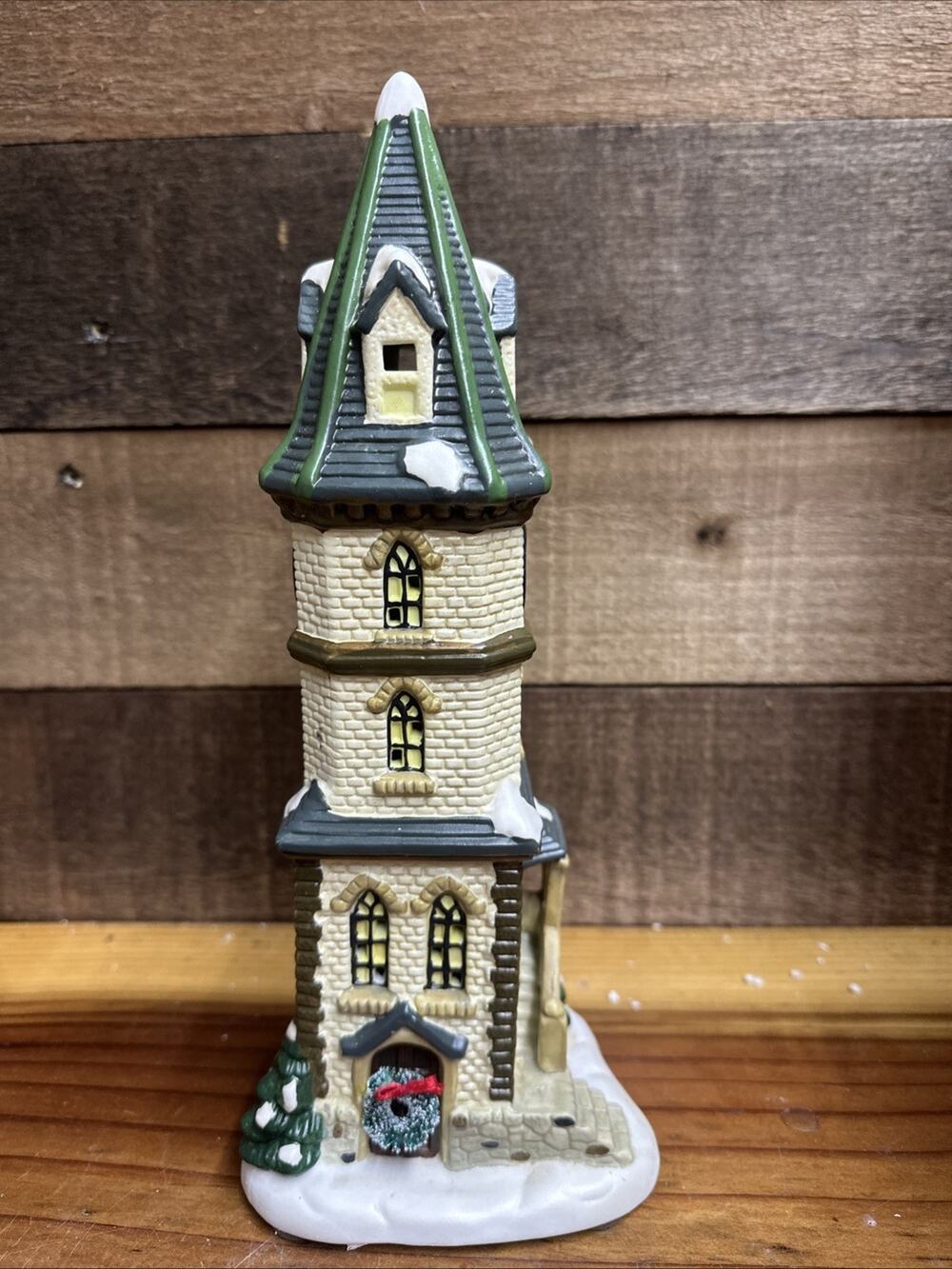 St. Nicholas Square Village Collection Clock Tower In Box